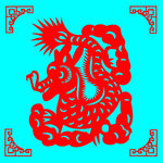 龙剪纸