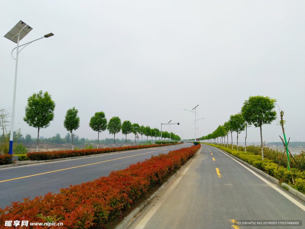 美丽的道路风景