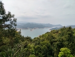 河源笔架山山中赏万绿湖