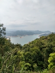 河源笔架山上看万绿湖一角