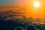 天空夕阳