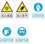 防护标识安全标识警示标志