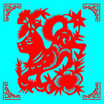狗剪纸