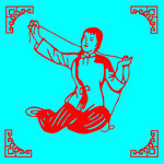 白毛女剪纸
