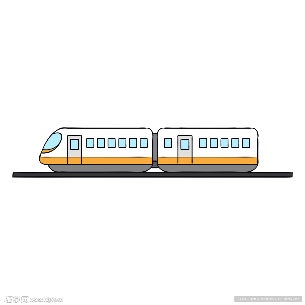 卡通火车