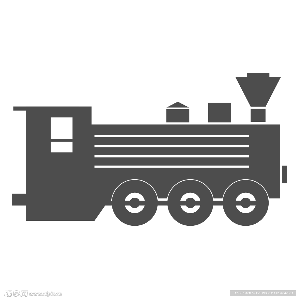 卡通火车