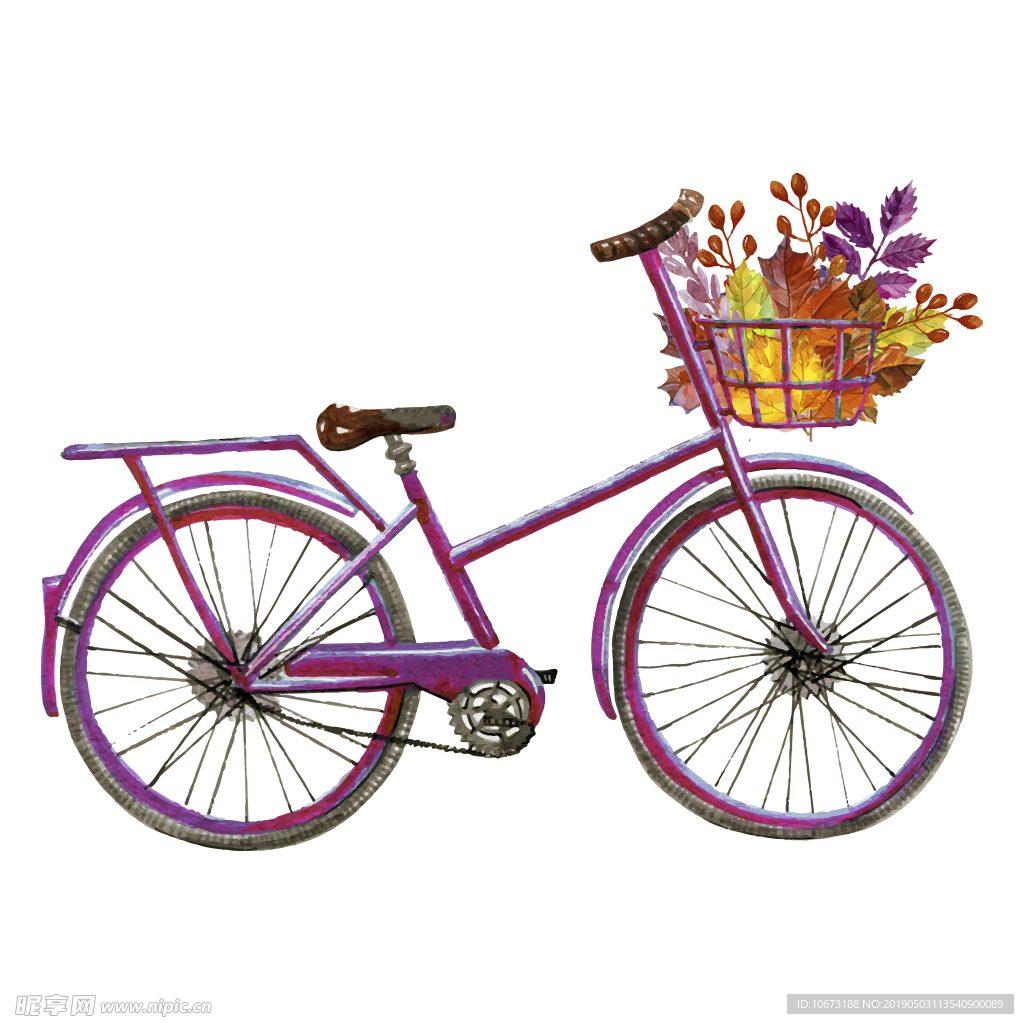 卡通自行车