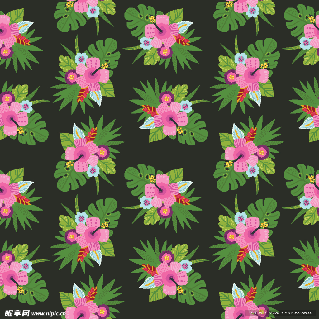 小碎花印花