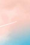 粉蓝色天空