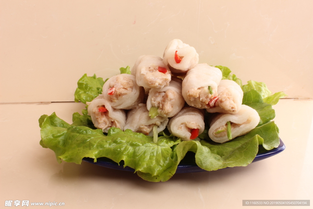 潮汕传统美食鱼册鱼饺