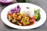 肉末茄子盖饭