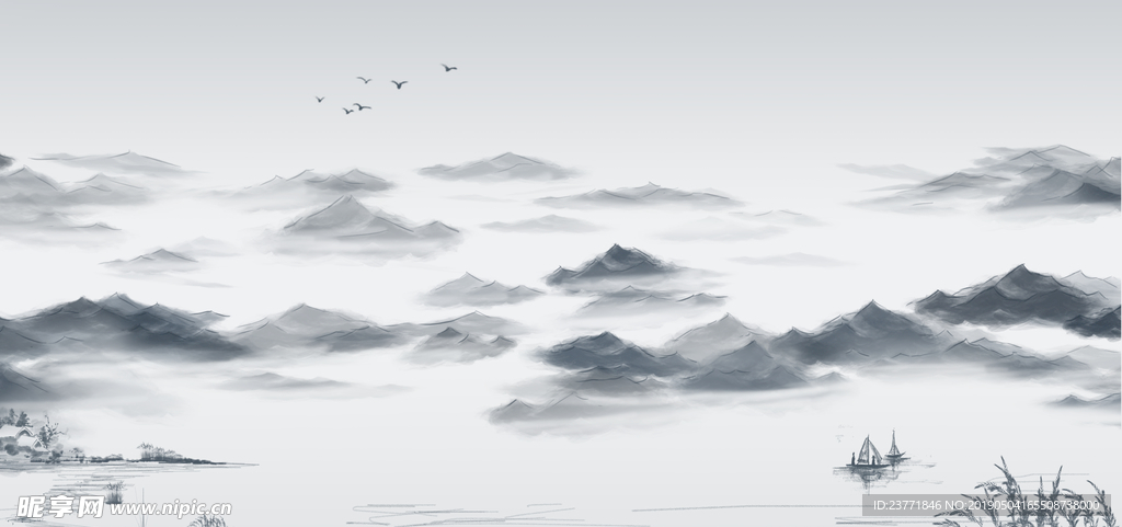 水墨背景