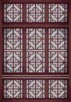 中式雕刻红木窗户