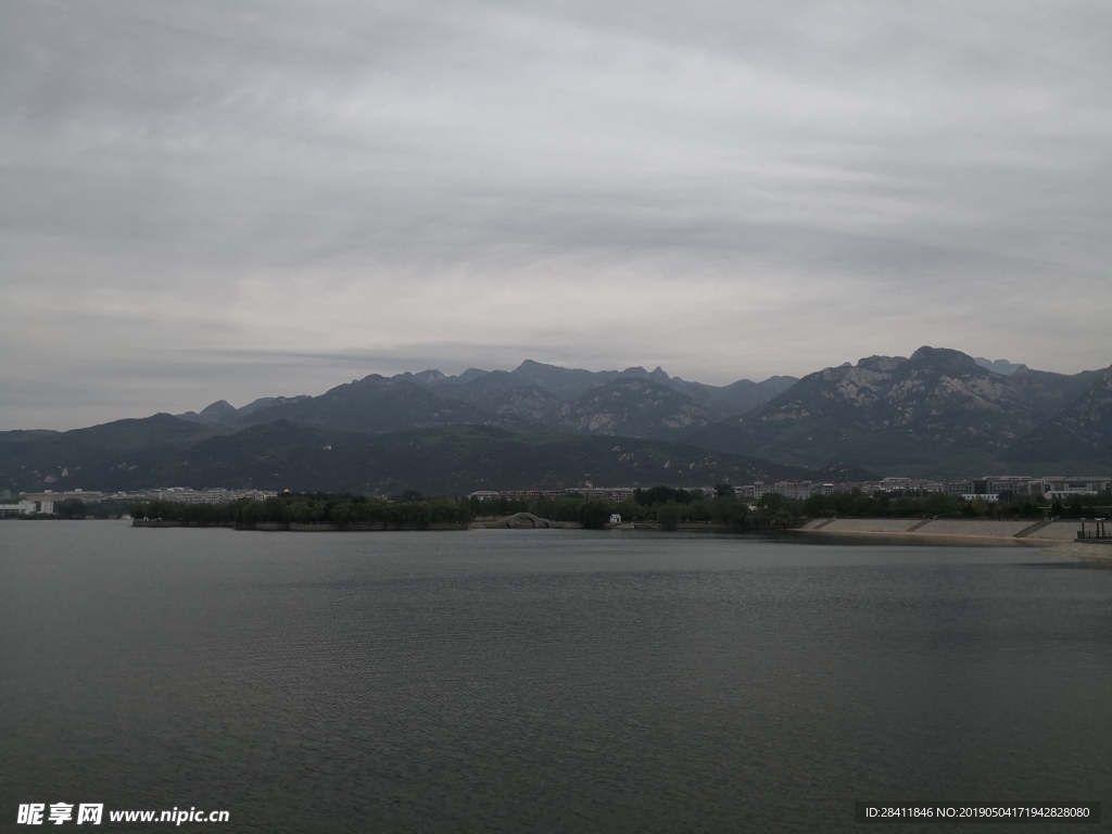 泰安 泰山 公园 天平湖 优美