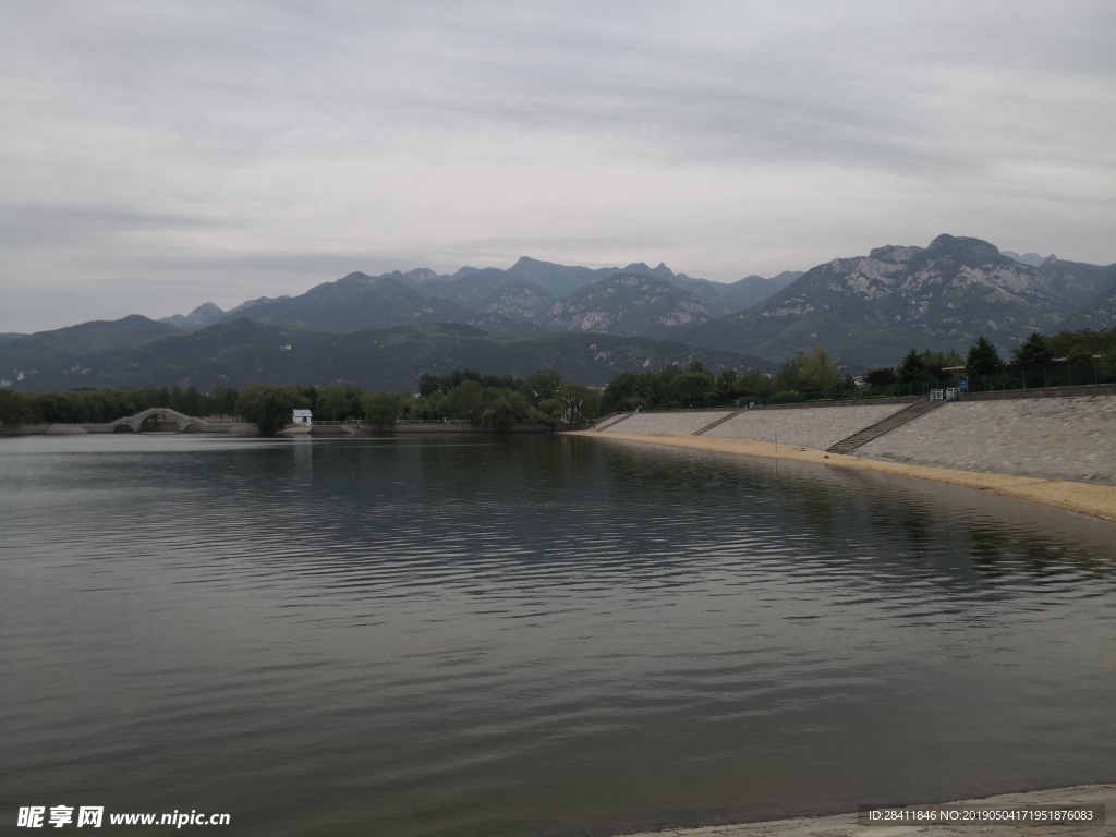 泰安 泰山 公园 天平湖 优美