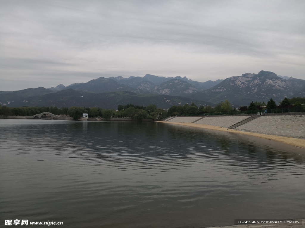 泰安 泰山 公园 天平湖 优美