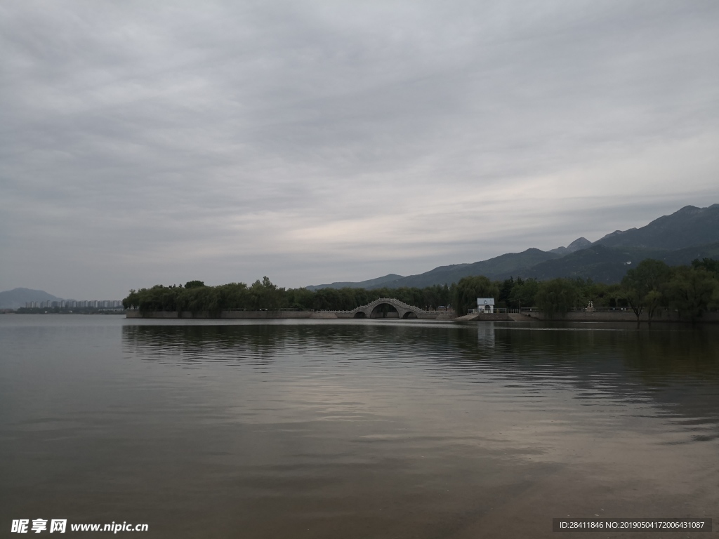 泰安 泰山 公园 天平湖 优美