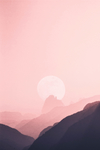 粉色天空