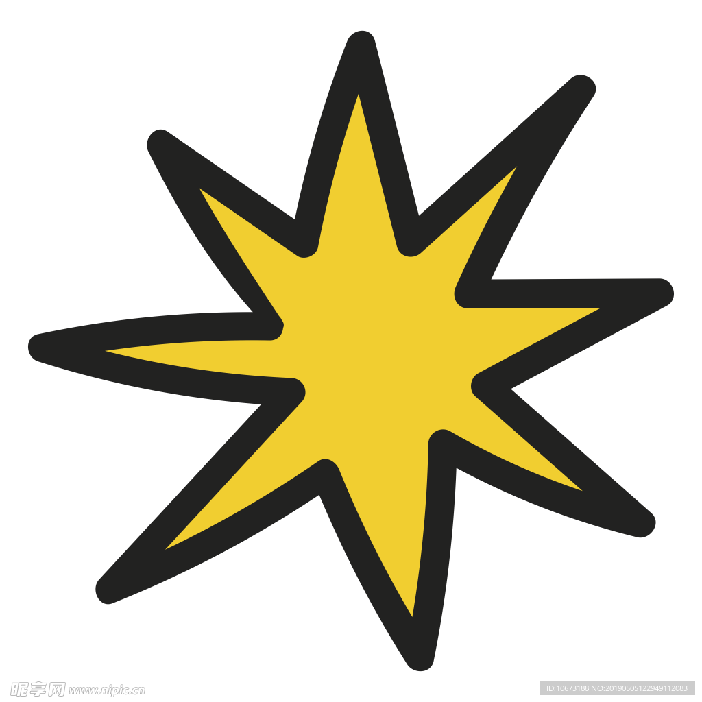 卡通星星