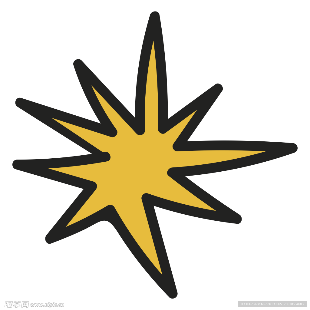 卡通星星图片