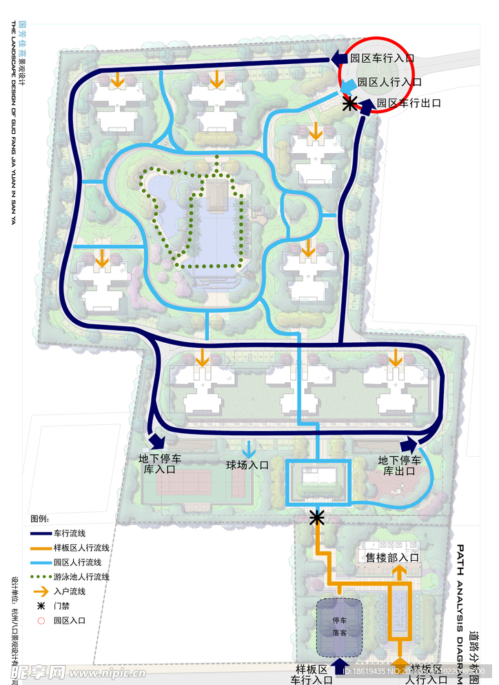 景观设计道路分析效果图