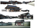古建筑素材 古建