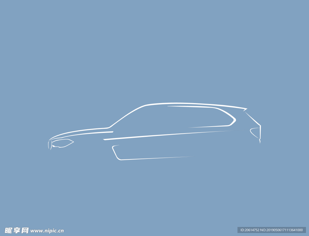 BMW车型线条