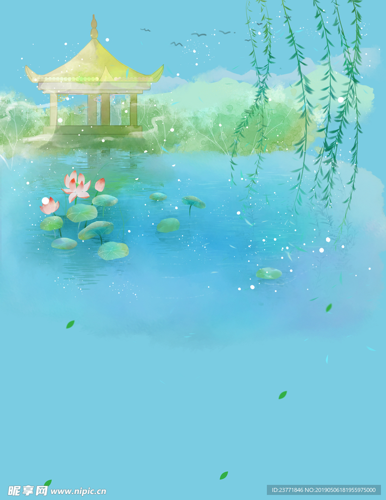 水彩中国风