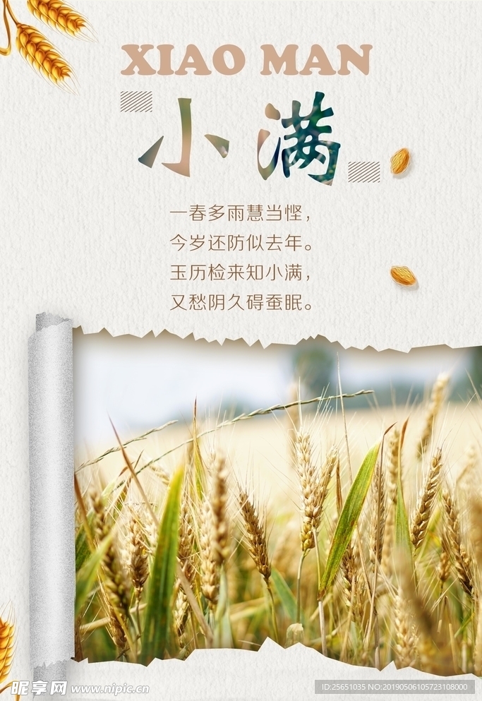 小满写实中国风海报