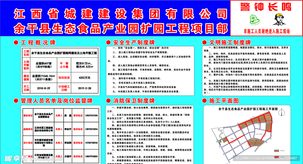 产业园扩园五牌一图