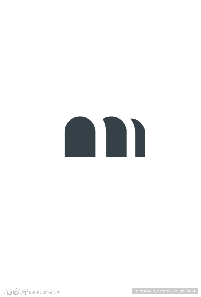m字母logo设计