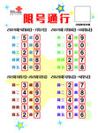 A4台卡限号