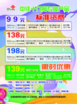 A4单页联通资费