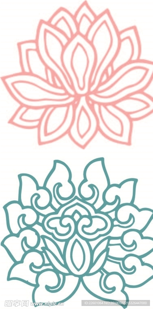 莲花纹样设计