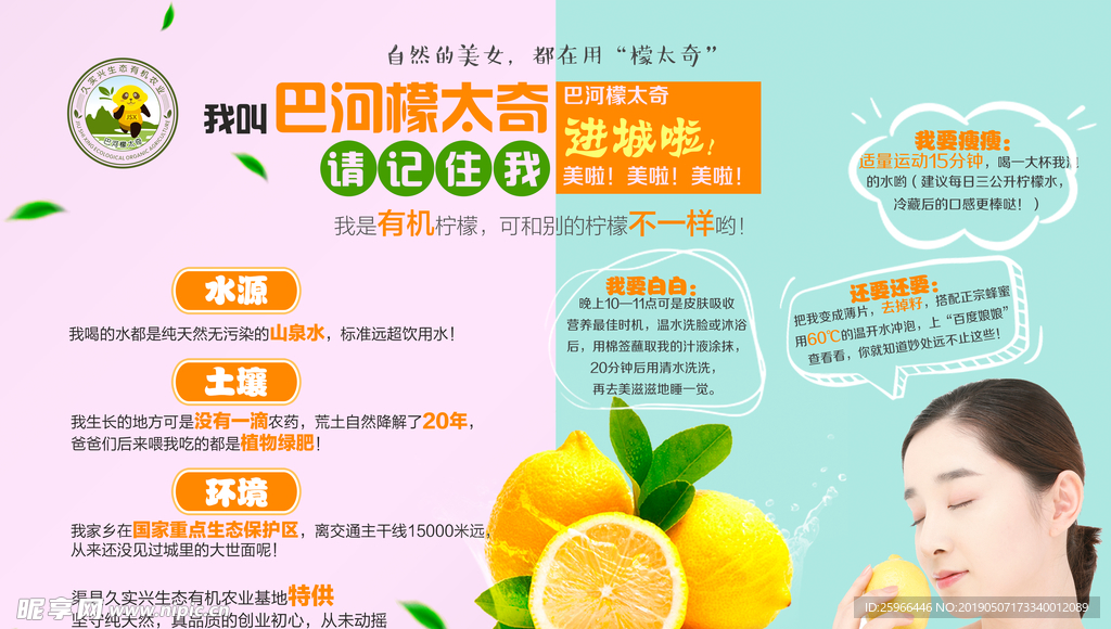 柠檬宣传海报