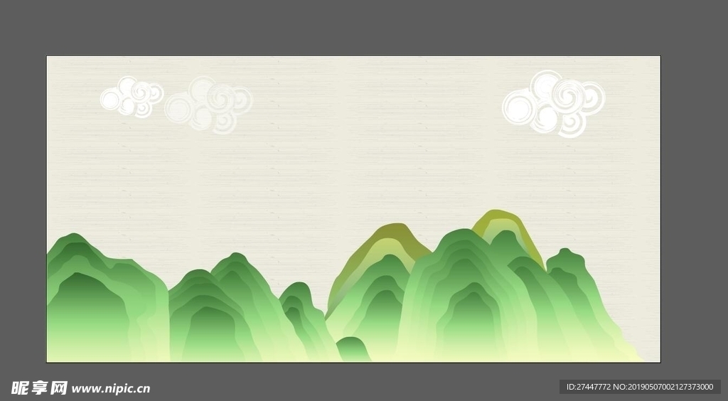 中国风山脉