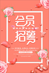 会员招募会员促销宣传海报