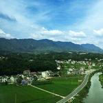 蓝天 村庄