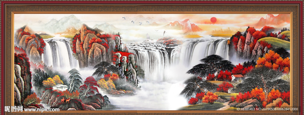 山水风景图