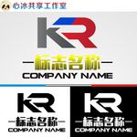 KR字母LOGO