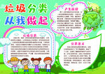 垃圾分类小报