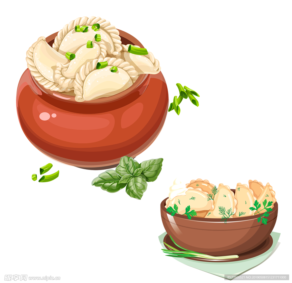 卡通饺子