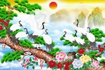 八鹤同春