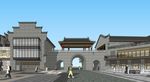 民国风商业街设计