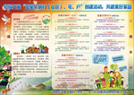 五星文明村板报展板