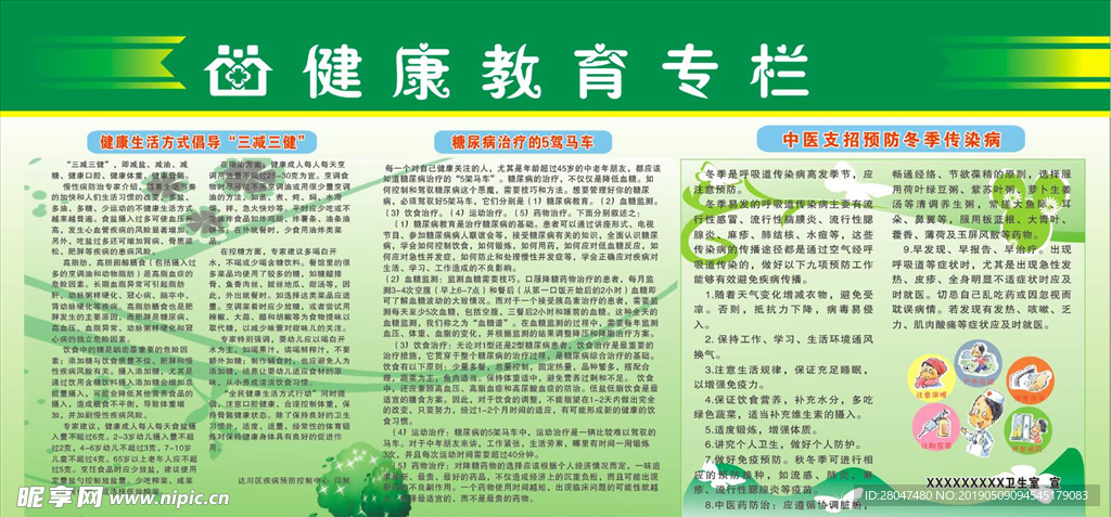 健康教育宣传栏
