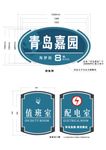 楼栋牌 值班室门牌