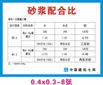 砂浆配合比
