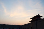 夜色  夜景 正定 古城 城墙