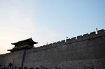 夜色  夜景 正定 古城 城墙